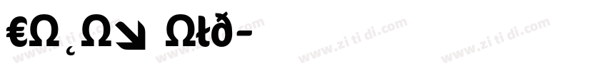 Cocon Bold字体转换